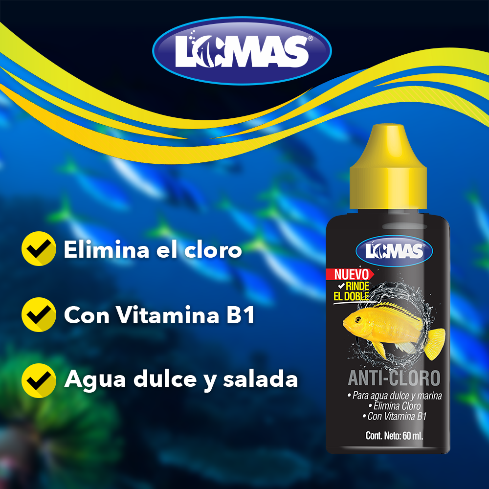 ANTICLORO CON VITAMINA B1 LOMAS