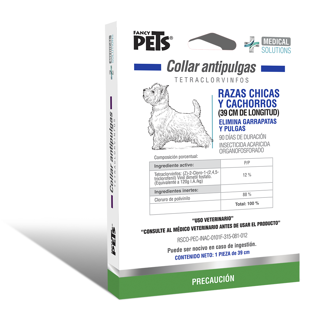 COLLAR ANTIPULGAS PARA PERRO MEDICAL SOLUTIONS