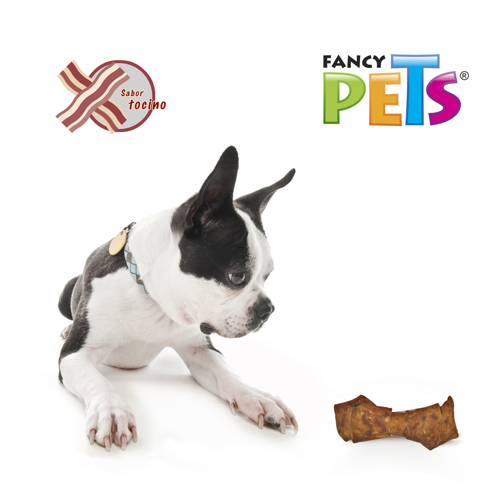 Fancy Pets Carnaza Sabor Tocino (7-8 IN)