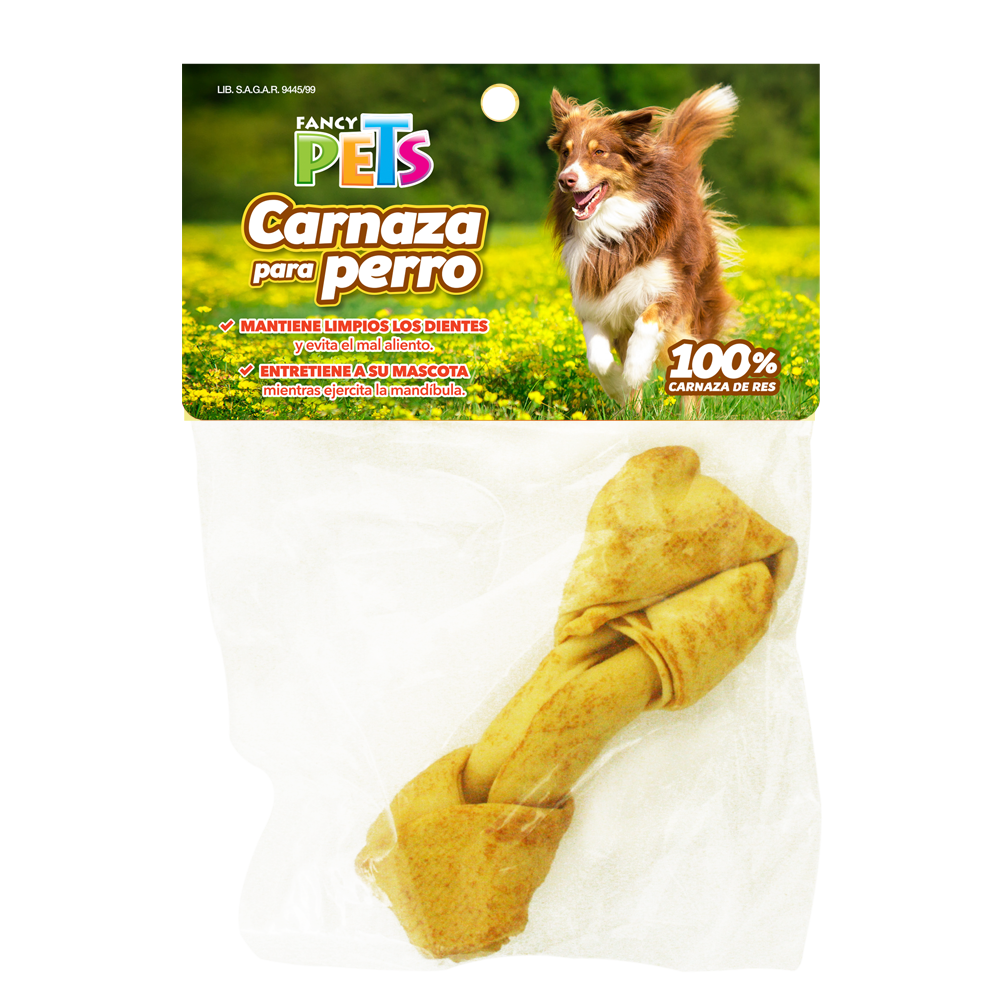Fancy Pets Carnaza Basteada Sabor Queso (4-5 IN)