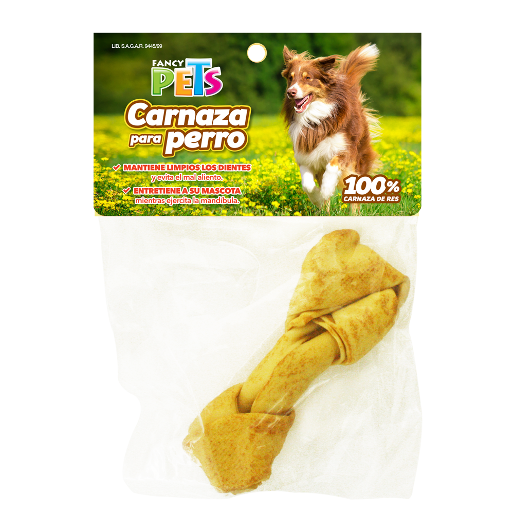 Fancy Pets Carnaza Basteada Sabor Queso (9-10 IN)