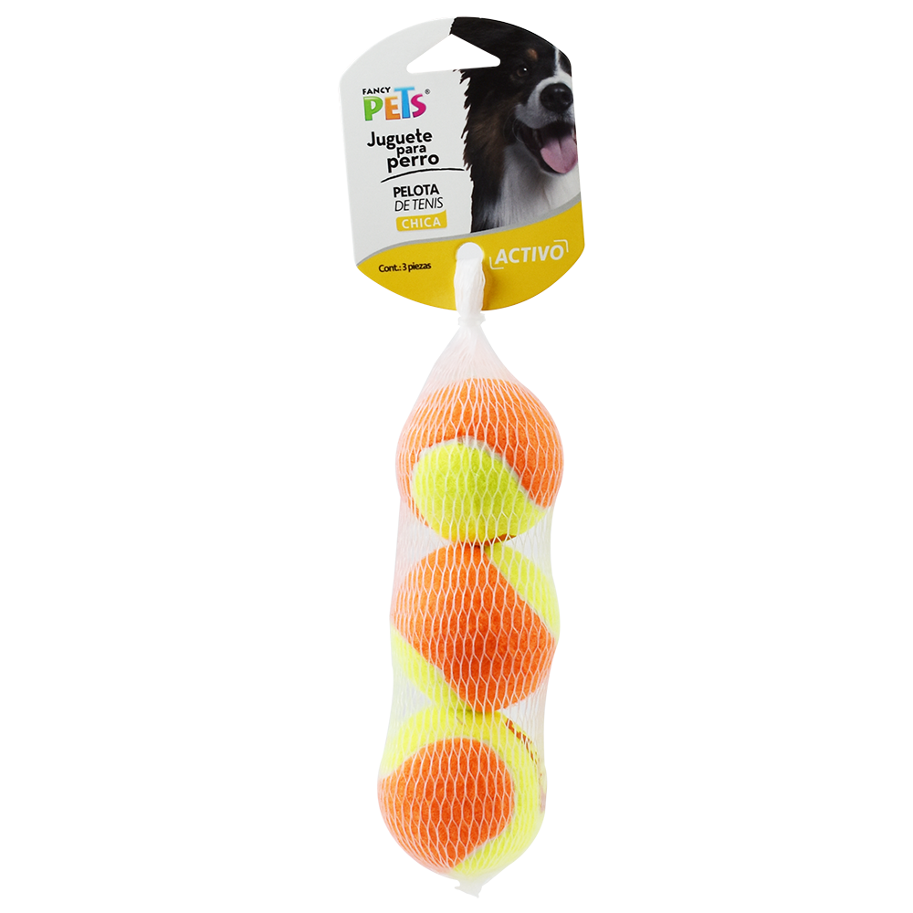 JUGUETE PELOTA TENIS BICOLOR