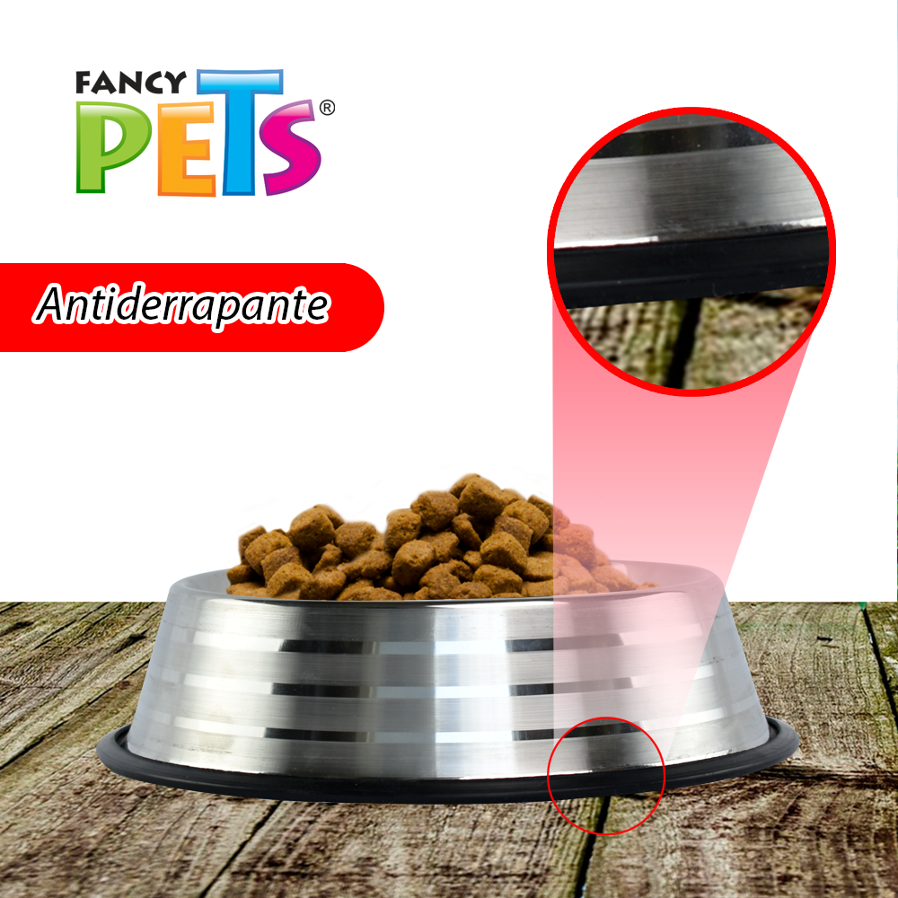 PLATO ESTRIADO DE ACERO 8 OZ - 96 OZ