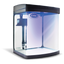 KIT ACUARIO RECTANGULAR NEGRO C/LUZ LED