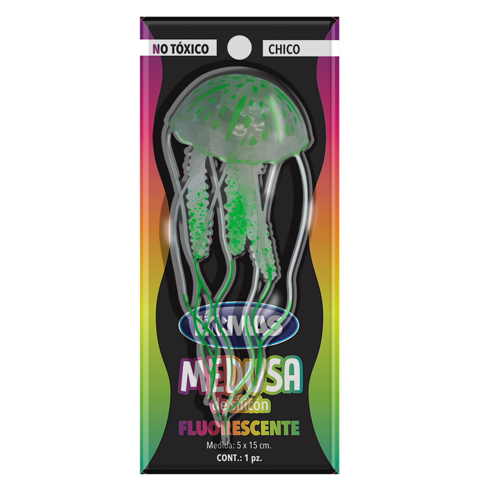MEDUSA FLUORESCENTE COLORES SURTIDOS