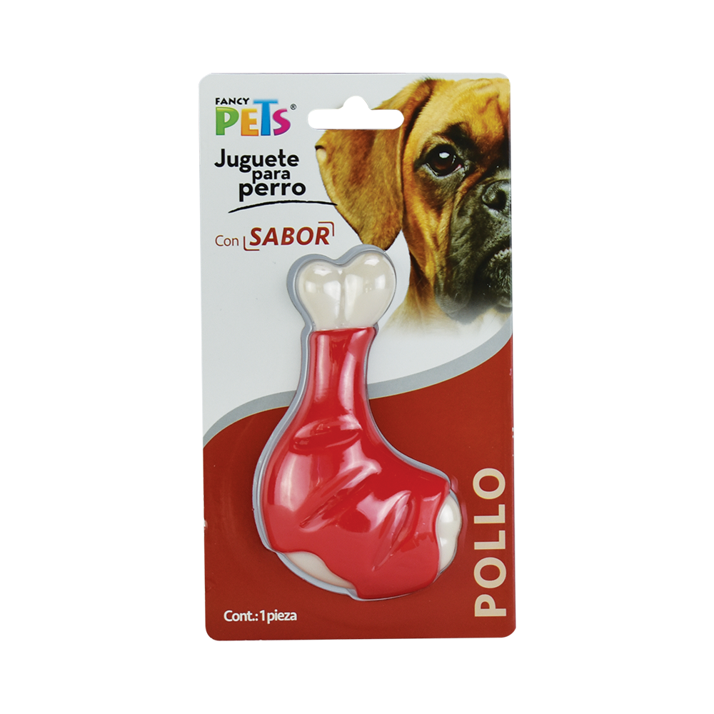 JUGUETE PIERNA SABOR POLLO FANCY PETS