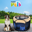CORRAL PORTATIL DE TELA NAVY BLUE FANCY PETS