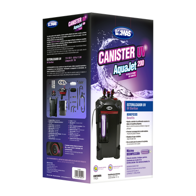 FILTRO EXTERNO CANISTER C/LUZ UV AQUAJET