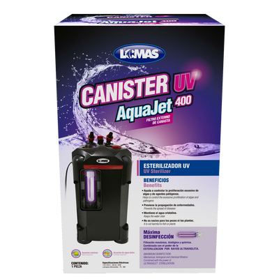 FILTRO EXTERNO CANISTER C/LUZ UV AQUAJET
