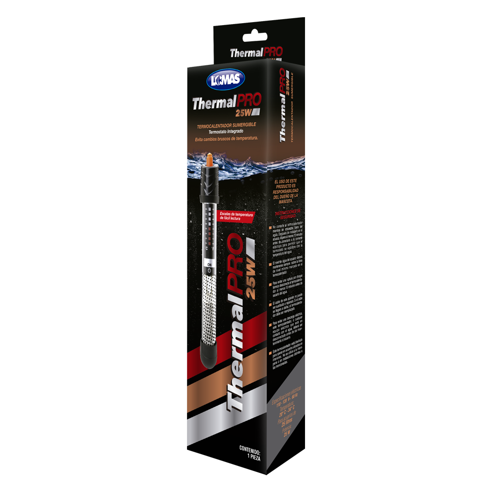 CALENTADOR SUMERGIBLE C/TERMOSTATO THERMALPRO