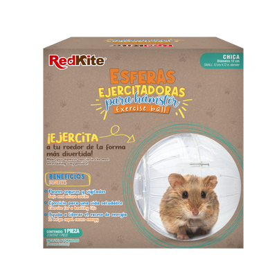 ESFERA EJERCITADORA TRANSPARENTE P/HAMSTER REDKITE