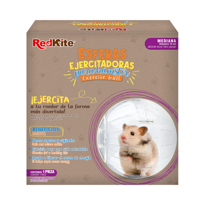 ESFERA EJERCITADORA TRANSPARENTE P/HAMSTER REDKITE