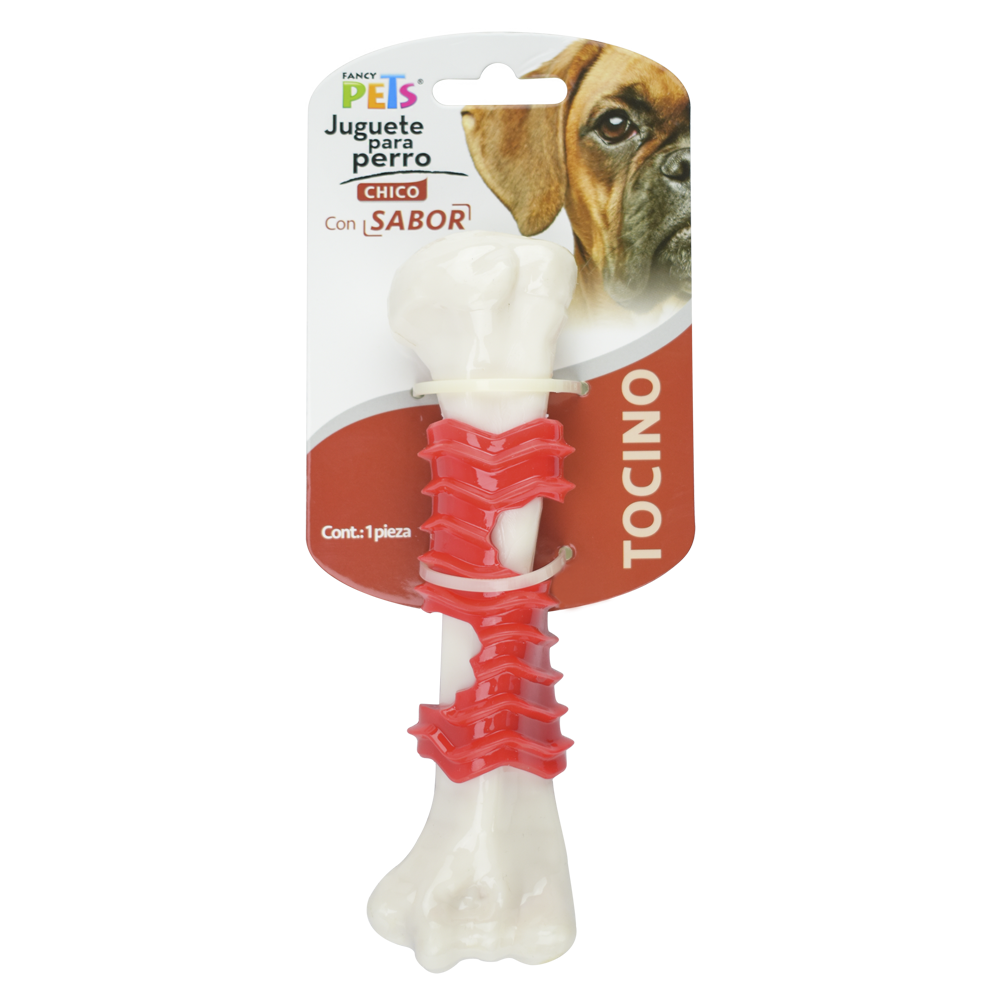 JUGUETE FEMUR SABOR TOCINO FANCY PETS