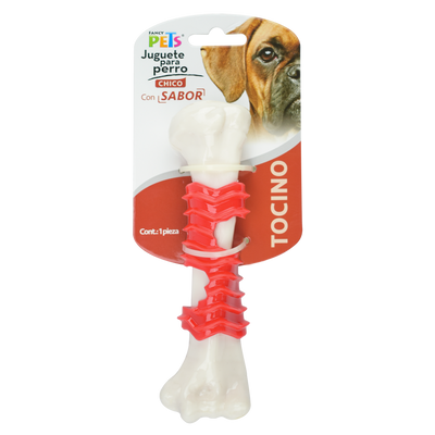 JUGUETE FEMUR SABOR TOCINO FANCY PETS