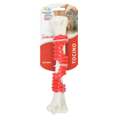 JUGUETE FEMUR SABOR TOCINO FANCY PETS