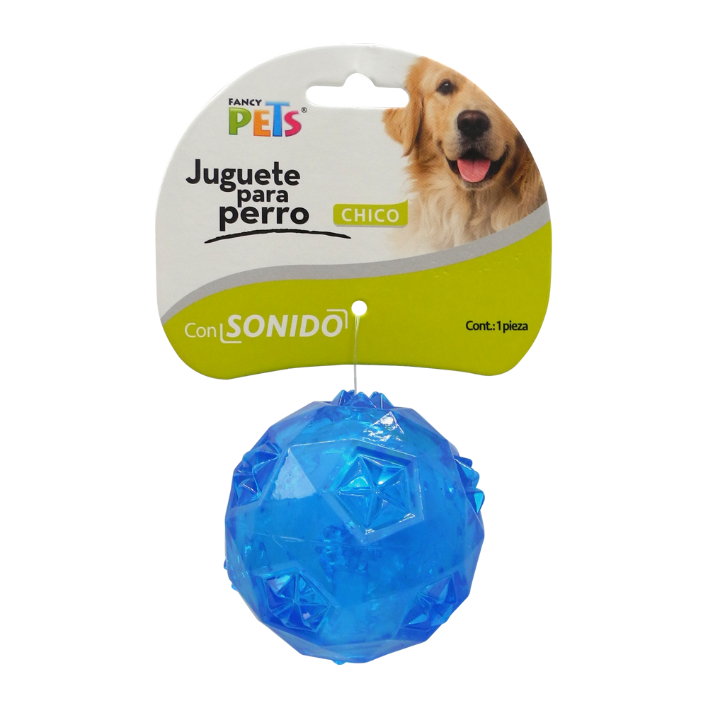JUGUETE PELOTA PRISMA C/SONIDO FANCY PETS