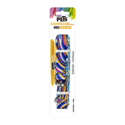 CORREA COLOR MIX  P/PERRO GALERIA FANCY PETS