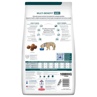 Hill's w/d Multi-Benefit Alimento Seco para Perros