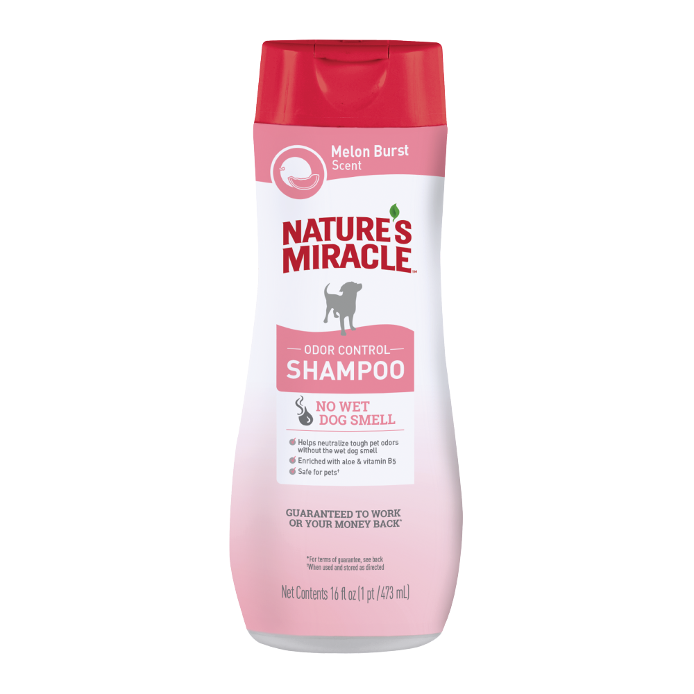 Nature's Miracle Shampoo Aroma Melón para Perro, 473 ml