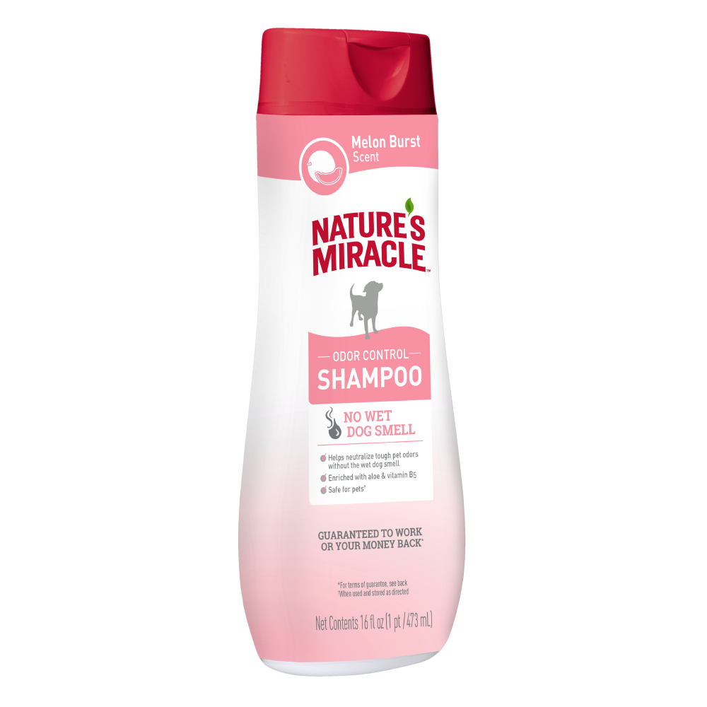 Nature's Miracle Shampoo Aroma Melón para Perro, 473 ml
