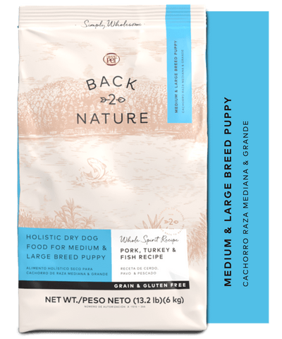 Back 2 Nature Cachorro Raza Mediana & Grande