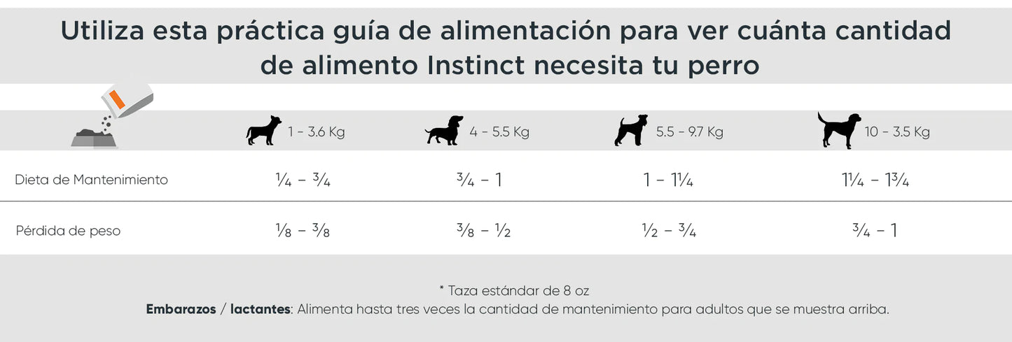 INSTINCT ORIGINAL POLLO (PERROS) SMALL BREED LIBRE DE GRANOS