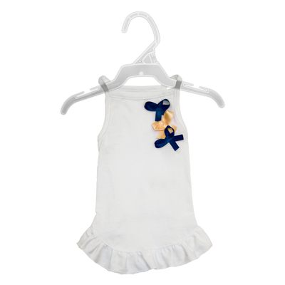 VESTIDO BLANCO C/3 MONOS FANCYPETS