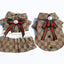 Paw Pets- Vestido Gucci café