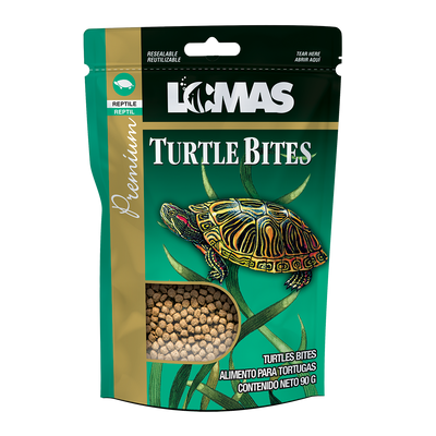 TURTLE BITES 90 G - 1.5 KG LOMAS