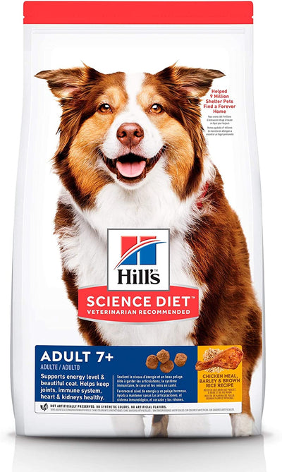 Hill's Science Diet, Alimento para Perro Adulto 7+ años, Seco