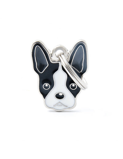 My Family Placa Perro Boston Terrier