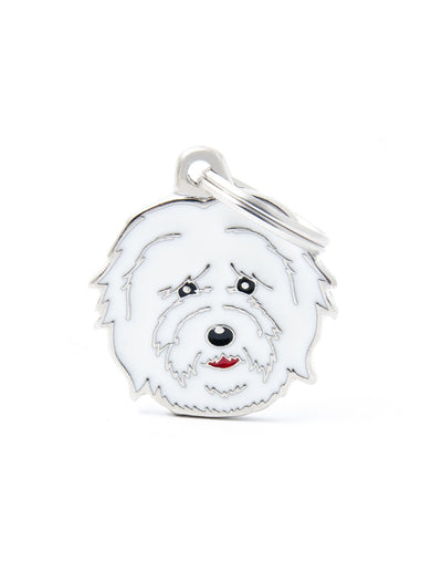 My Family Placa Perro Coton de Tulear