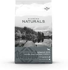 Diamond Naturals Senior Dog Chicken. Egg & Oatmeal Formula