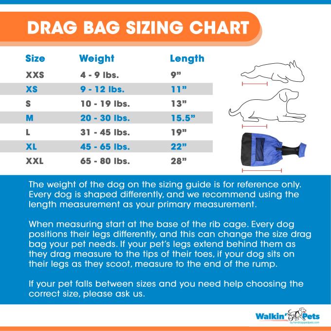 Walkin Pets Bolsa protectora para arrastre para mascotas