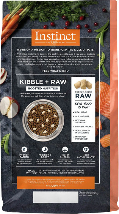 Instinct Raw Boost Whole Grain Salmón