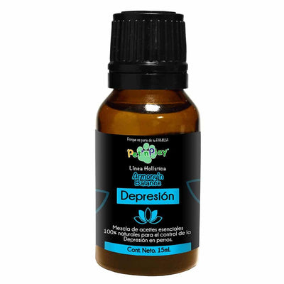 Pet´n Play MEZCLA DE ACEITES ESENCIALES PARA LA DEPRESIÓN EN PERROS 15ML