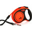 Flexi Correa Xtreme Negro/Naranja de Cinta 5 metros