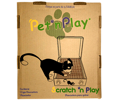 Pet´n Play CASITA RASCADORA PARA GATOS