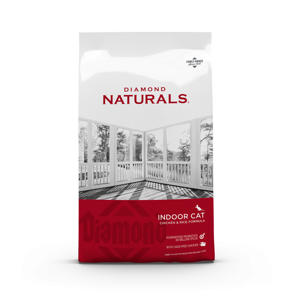Diamond Naturales Indoor Cat Chicken & Rice Formula Hairball Control