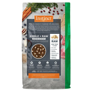 INSTINCT RAW BOOST WHOLE GRAIN CORDERO (PERROS)