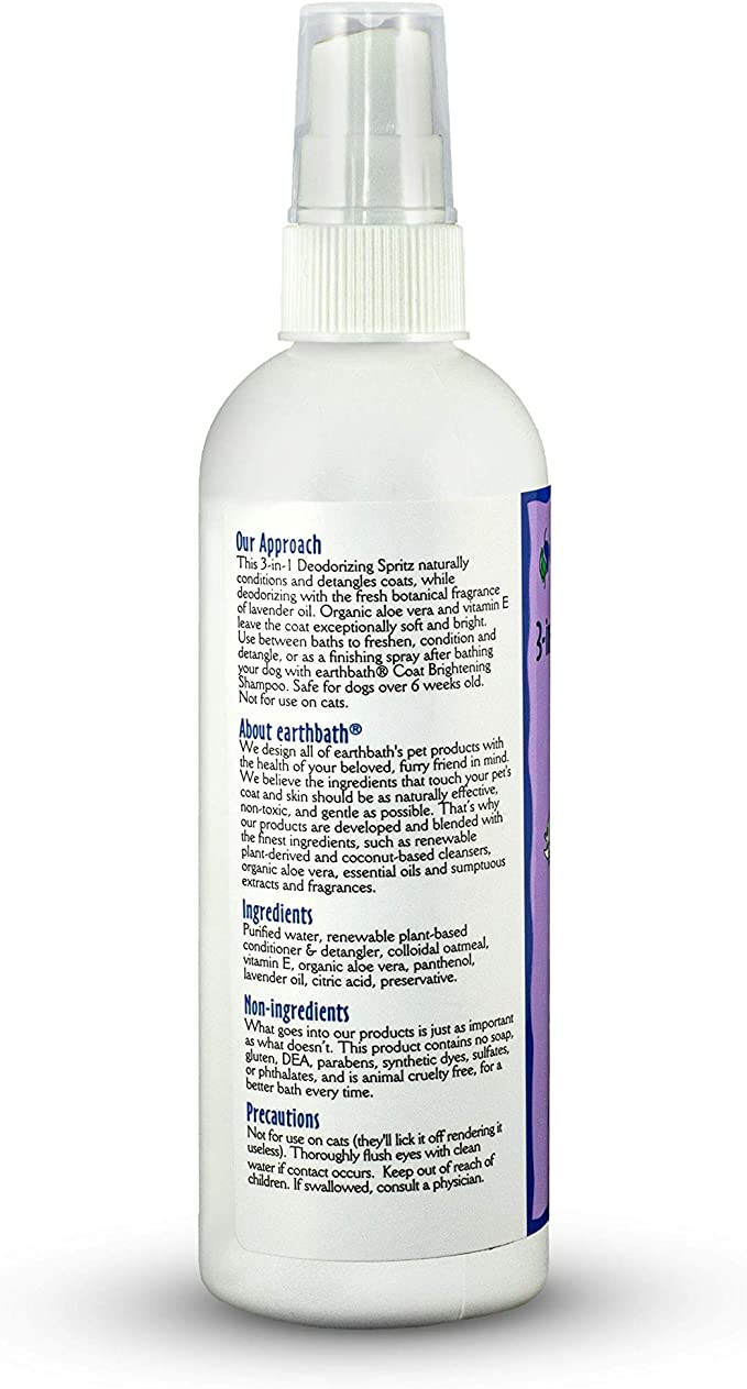 Earthbath Desodorizante  Mascota Spray Lavanda