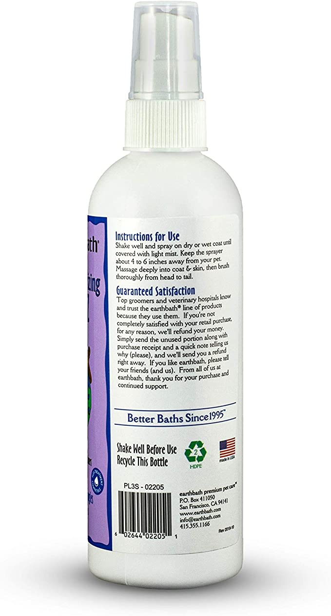 Earthbath Desodorizante  Mascota Spray Lavanda