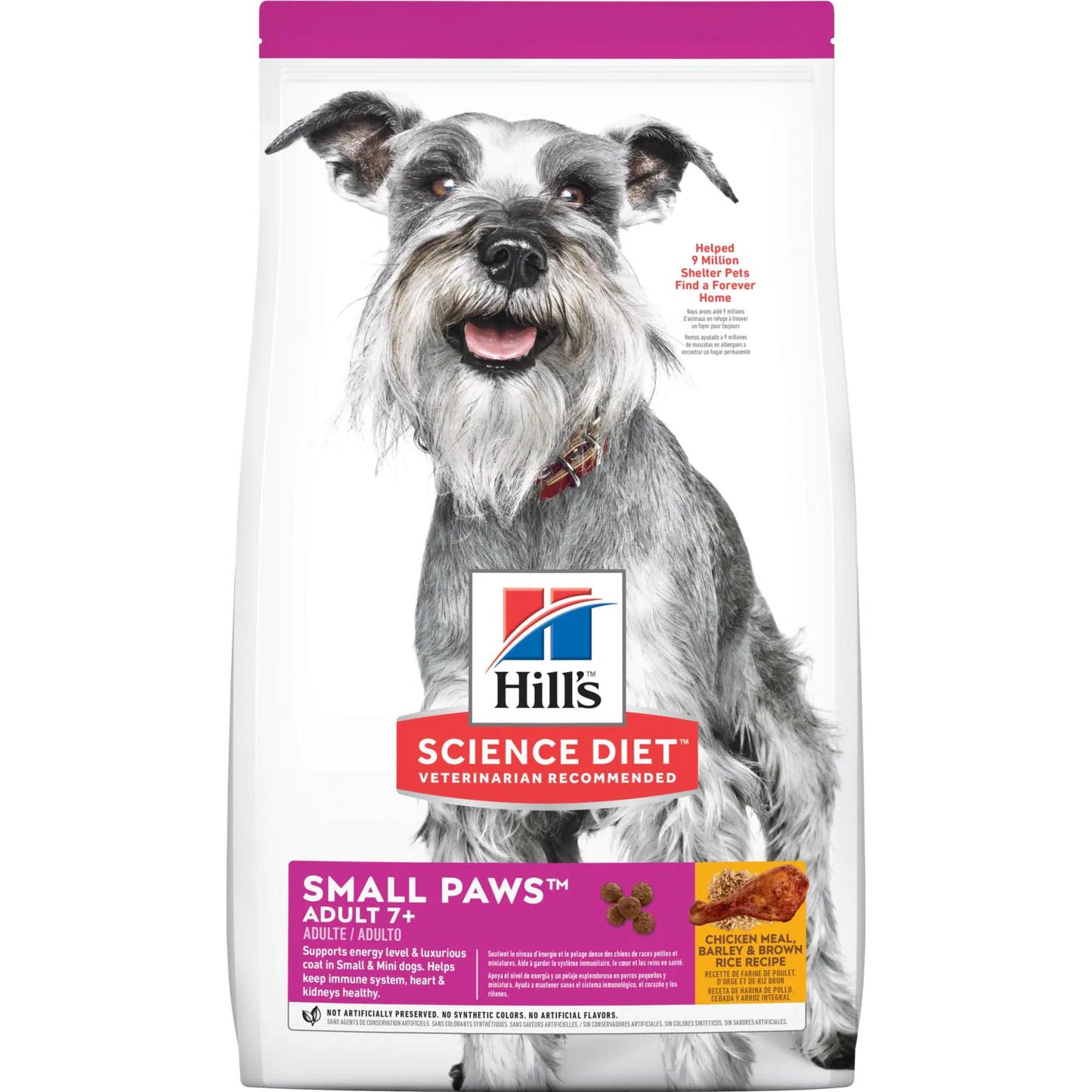 Hill's Science Diet Adult 7+ Small Paws Chicken Meal, Barley & Brown Rice Recipe dog food