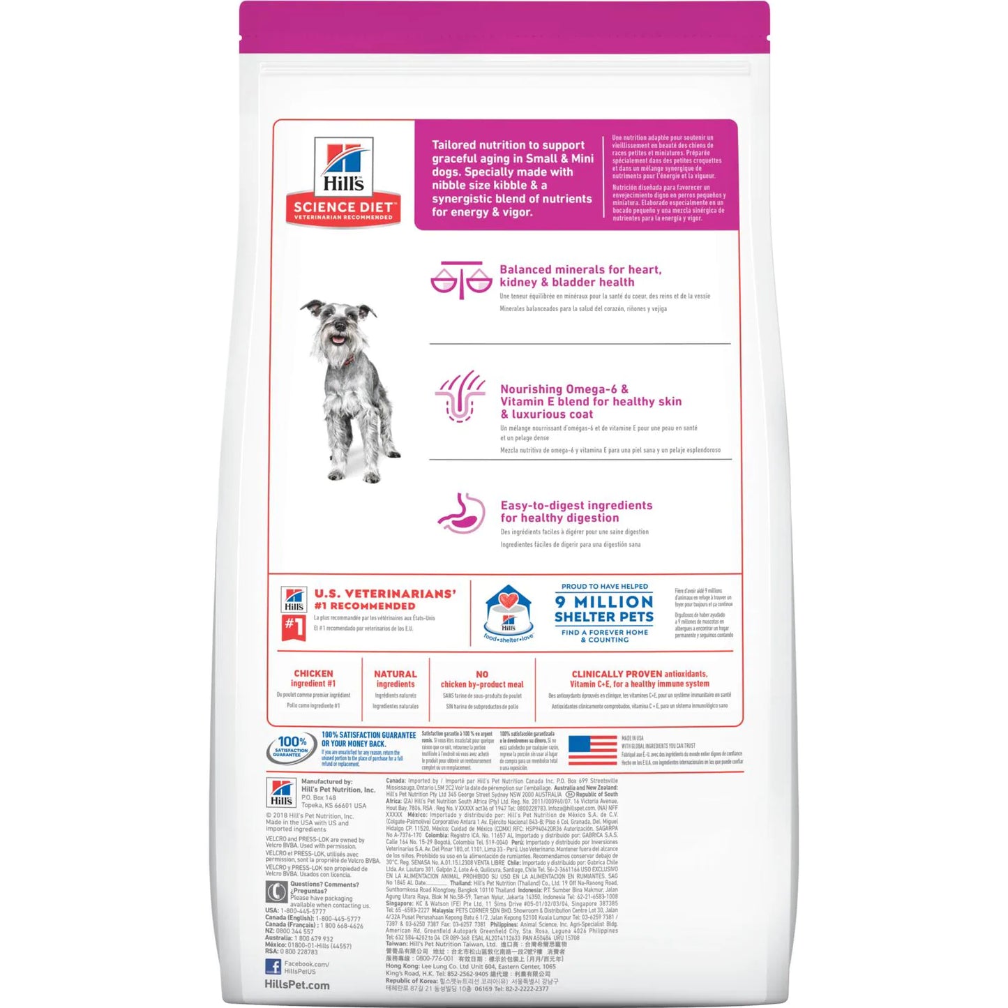 Hill's Science Diet Adult 7+ Small Paws Chicken Meal, Barley & Brown Rice Recipe dog food