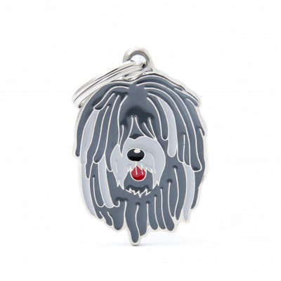 My Family Placa Perro Bergamasco