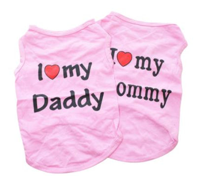 SV11 Playera Mom/Dad ROSA, Paw Pets