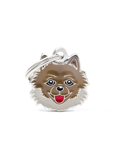 My Family Placa Pomerania Perro