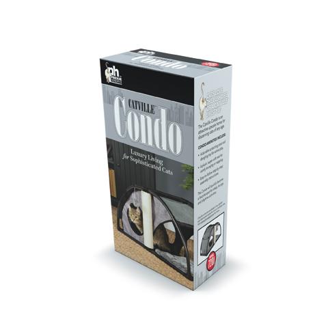PREVUE HENDRIX Condominio para gato CATVILLE-Gris