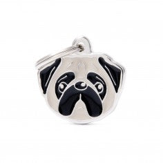 My Family Placa identificativa para nuevo pug