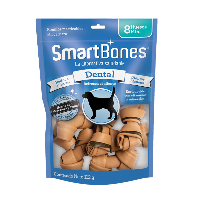 SmartBones Huesos Dental Mini (8 Piezas)